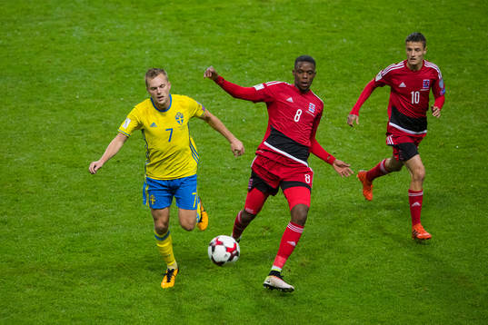 Sveriges Marcus Rohdén och Luxemburgs Christopher Martins