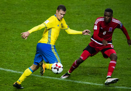 Sveriges Viktor Claessonoch Luxemburgs Christopher Martins