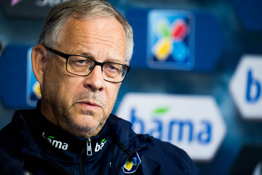 Lars Lagerbäck, head coach of Norway