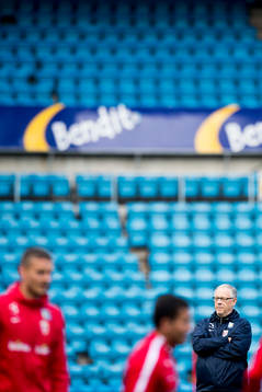 Lars Lagerbäck, head coach of Norway