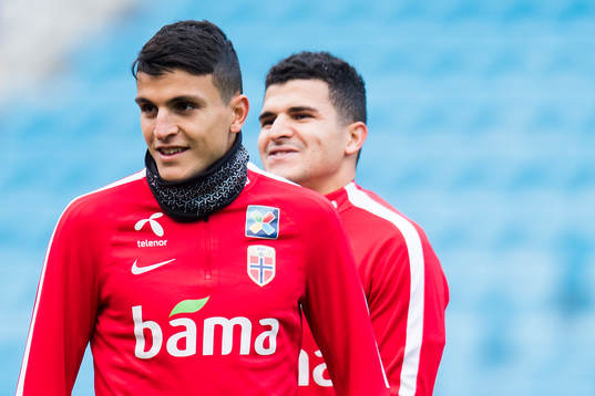 Mohamed and Tarik Elyounoussi of Norway