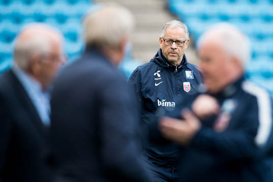 Lars Lagerbäck, head coach of Norway