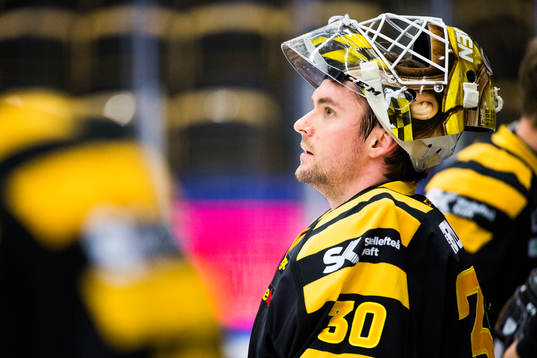 Skellefteås målvakt Gustaf Lindvall