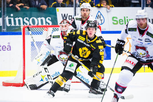 Malmö Redhawks Niklas Arell och Skellefteås Andreas