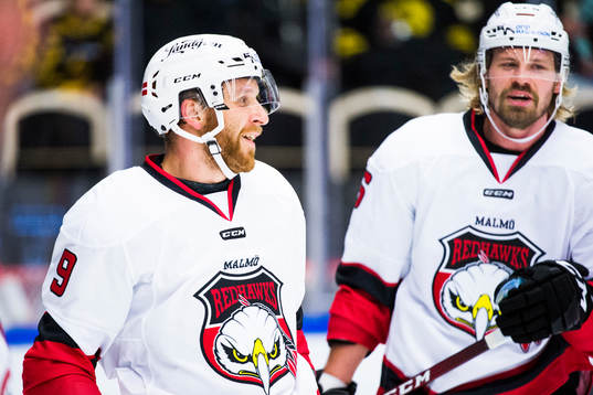 Malmö Redhawks Frederik Storm och Stefan Warg