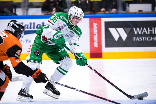 Rögles Filip Karlsson  och Karlskronas Filip Cruseman