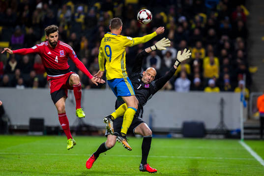 Sveriges Marcus Berg gör 7-0