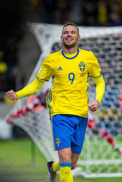 Sveriges Marcus Berg jublar