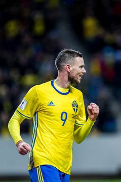 Sveriges Marcus Berg jublar