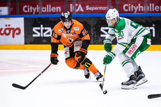 Rögles Ted Brithén  och Karlskronas David Printz