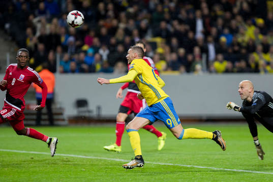 Sveriges Marcus Berg gör 3-0