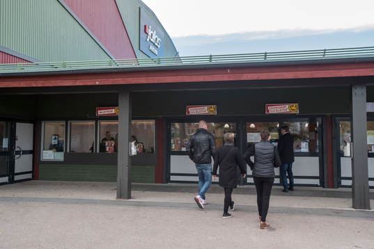 Jalas Arena innan ishockeymatchen i SHL mellan Mora och HV71