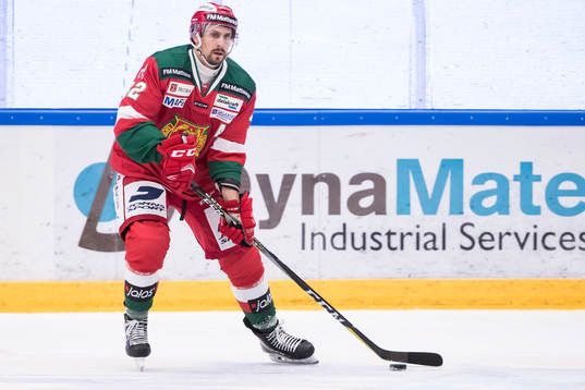 Moras Patrik Eklund  i ishockeymatchen i SHL mellan Mora