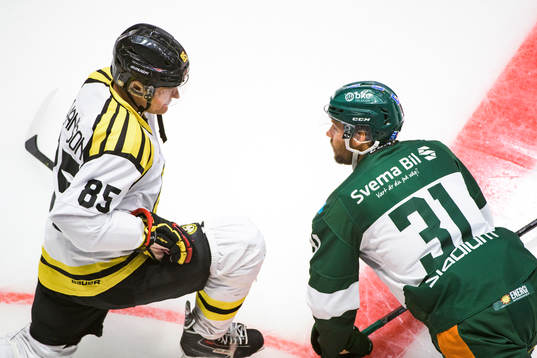 Brynäs Mikael Johansson och Färjestads Dick Axelsson