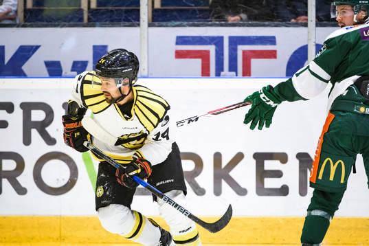 Brynäs Johan Alcén och Färjestads Joakim Nygård