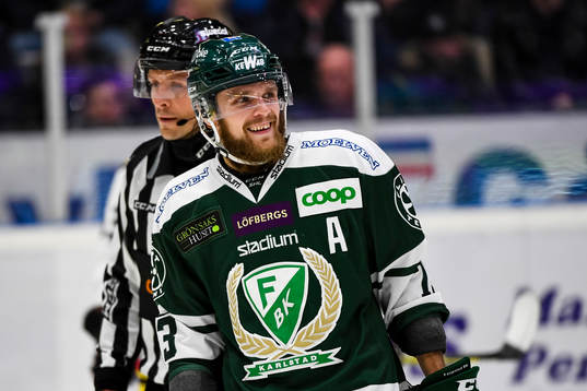 Färjestads Anton Grundel deppar