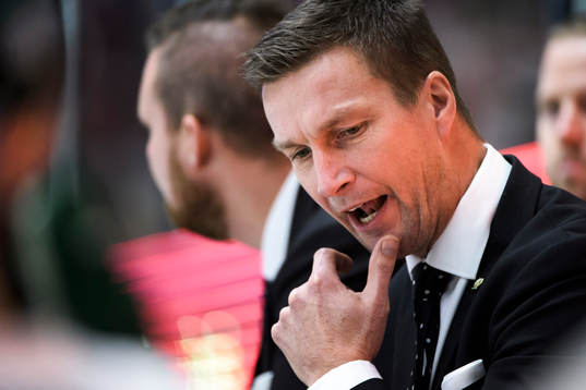 Färjestads tränare Johan Pennerborn
