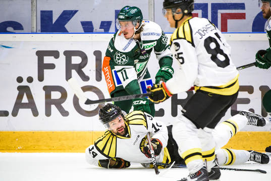 Färjestads Joakim Nygård och Brynäs Johan Alcén