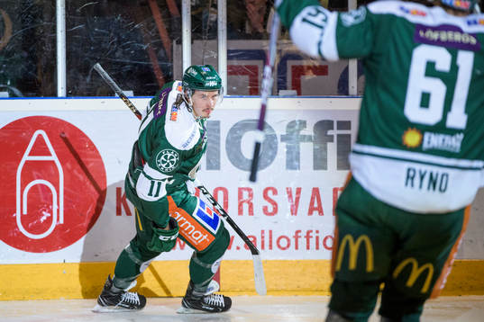 Färjestads Joakim Nygård jublar