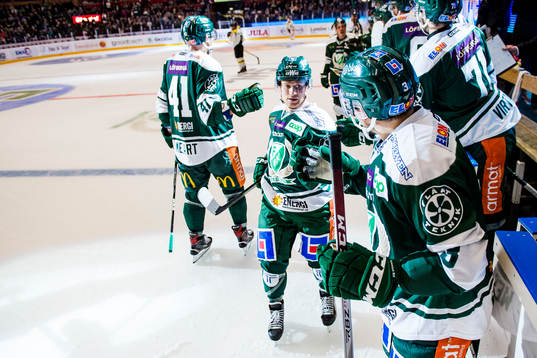 Färjestads Marcus Nilsson jublar