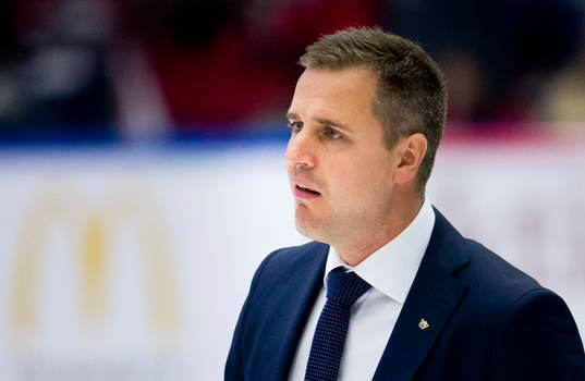 Linköpings tränare Dan Tagnes deppar
