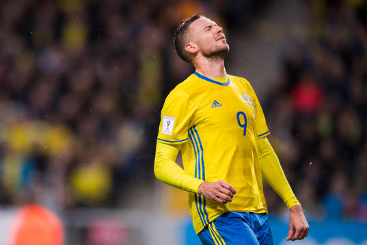 Sveriges Marcus Berg deppar