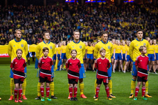 Sveriges Ola Toivonen, Viktor Claesson, Jakob Johansson,