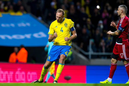 Sveriges Andreas Granqvist jublar