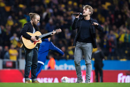 Musikuppträdande i halvtid