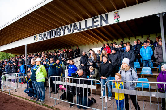 under landskampen i fotboll mellan Sverige och Danmark