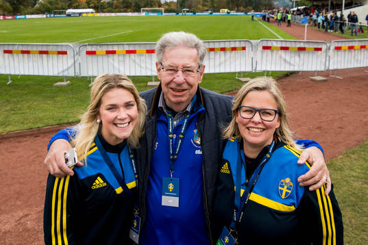 under landskampen i fotboll mellan Sverige och Danmark
