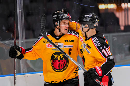 Luleås Karl Fabricius jublar