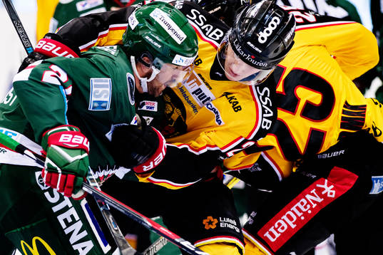 under ishockeymatchen i SHL mellan Frölunda och Luleå