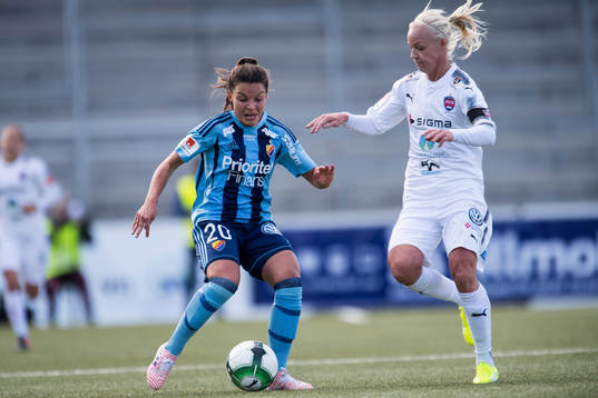 Rosengårds  Caroline Seger och Djurgårdens Johanna