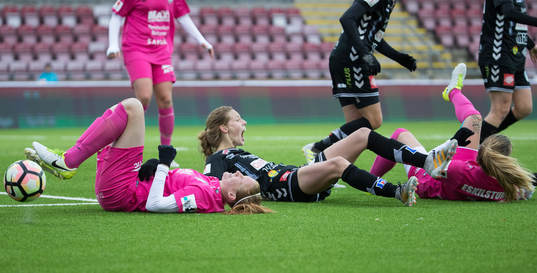 Kristianstads Amanda Edgren inte nöjd med domslutet