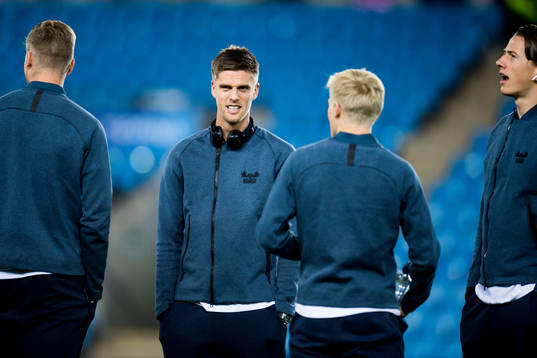 Markus Henriksen and Sander Berge of Norway