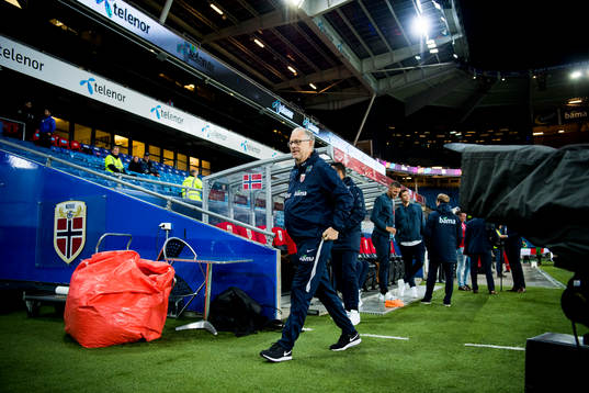 Lars Lagerbäck, head coach of Norway