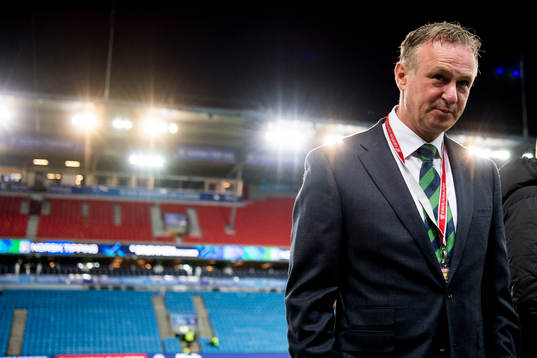 Michael O'Neill, head coach of Northern Ireland