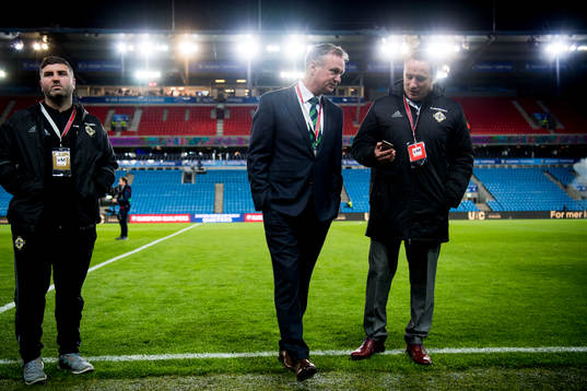 Michael O'Neill, head coach of Northern Ireland