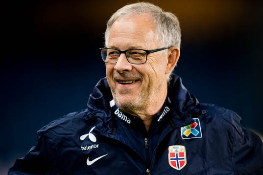 Lars Lagerbäck, head coach of Norway
