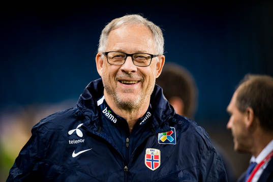 Lars Lagerbäck, head coach of Norway