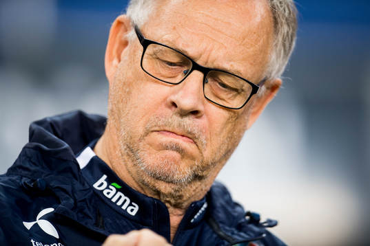 Lars Lagerbäck, head coach of Norway