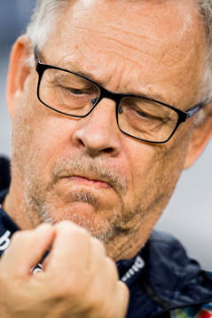 Lars Lagerbäck, head coach of Norway