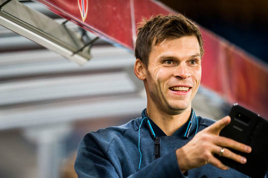 Goalkeeper Rune Almenning Jarstein of Norway