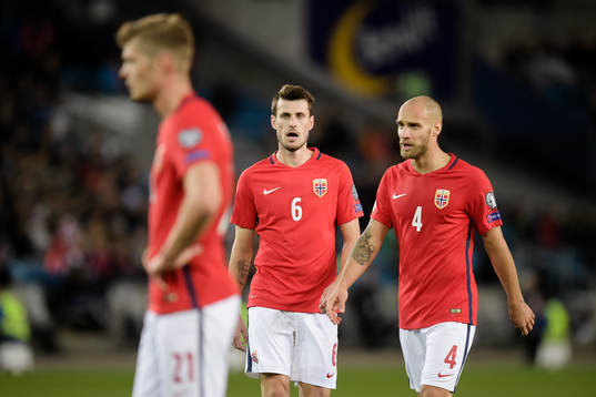 Alexander Sørloth, Tore Reginiussen ´and Håvard