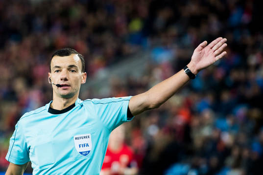 Serhiy Boiko of Ukraine, referee