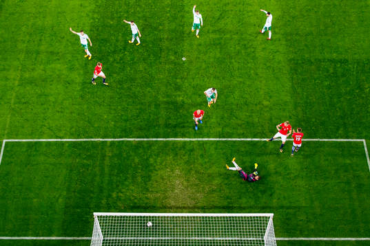 Alexander Toft Søderlund of Norway scores his first