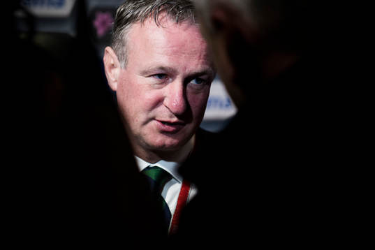 Michael O'Neill, head coach of Northern Ireland