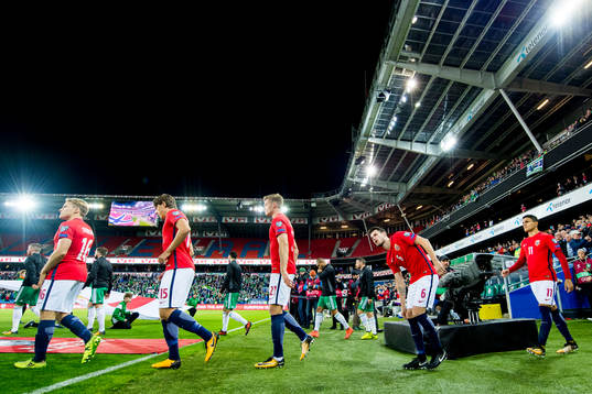 Jonas Svensson, Sander Berge, Alexander Sørloth, Håvard