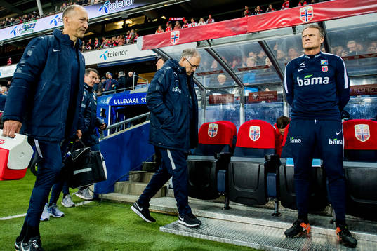 Lars Lagerbäck, head coach of Norway, ahead the FIFA World